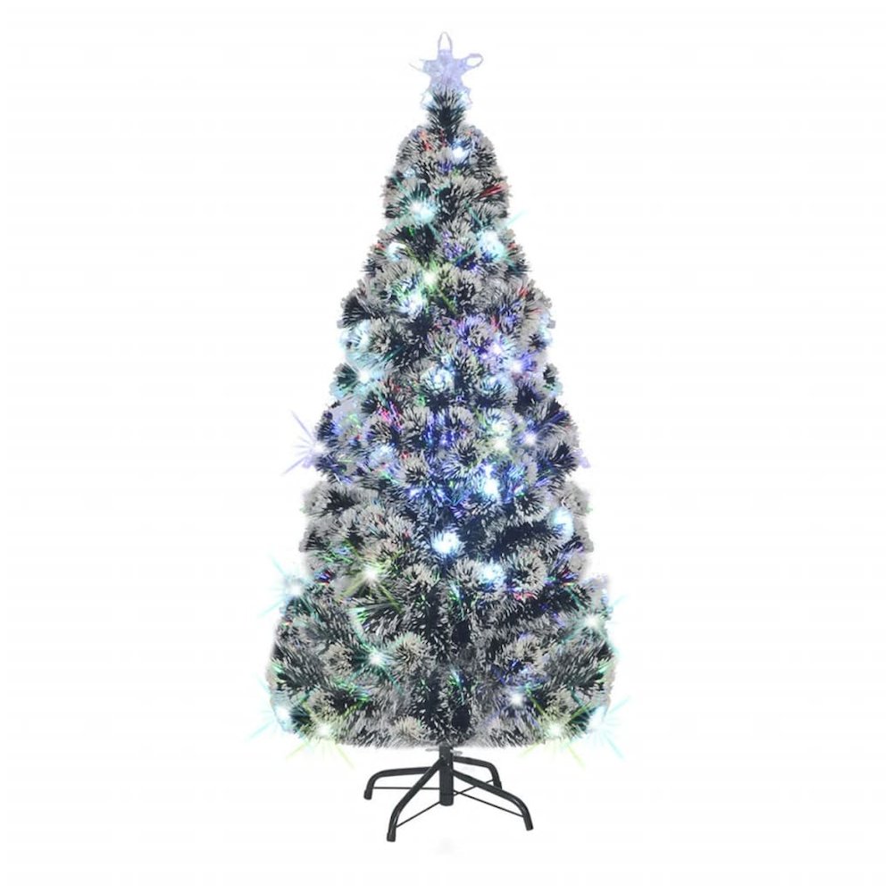 Artificial Christmas Tree Green Fiberglass, Steel 70.9 in height. Picture 7