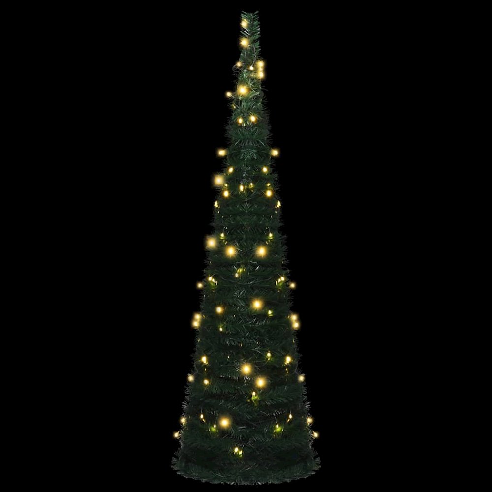 Pop-up Christmas Tree Green PVC 59 in Collapsible. Picture 3