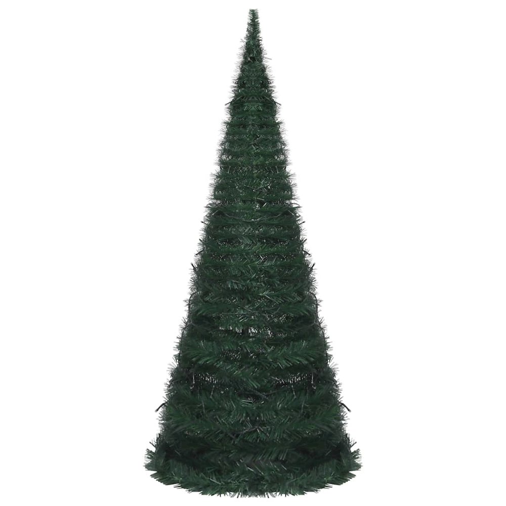 Pop-up Christmas Tree Green PVC 7 ft Collapsible. Picture 2