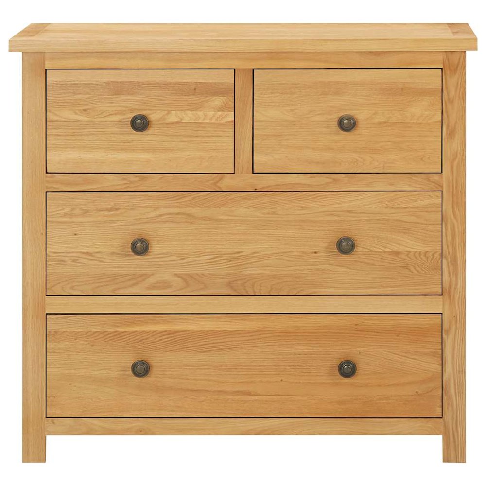 Chest Of Drawer Natural Oak Solid oak wood, MDF with oak veneer. Picture 3