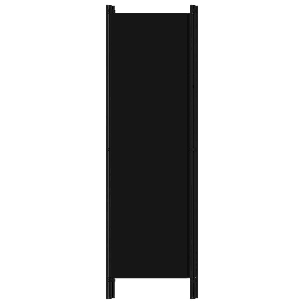 vidaXL 3-Panel Room Divider Black 59.1"x70.9". Picture 4
