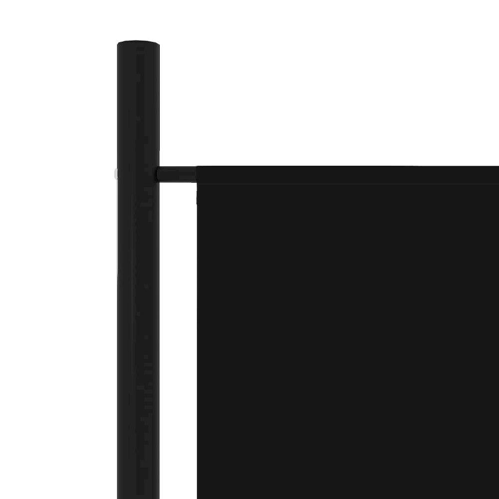 vidaXL 3-Panel Room Divider Black 59.1"x70.9". Picture 5