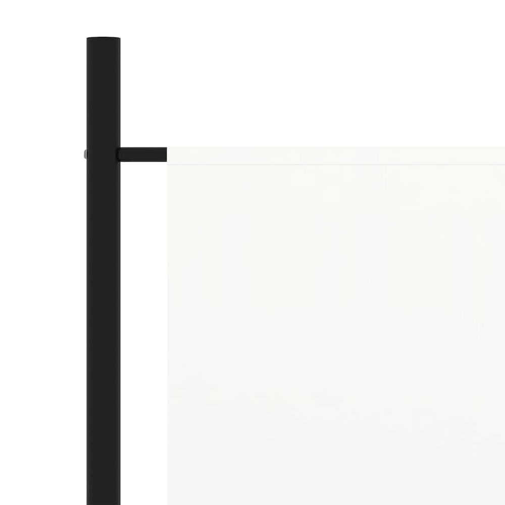3-Panel Room Divider White 102.4"x70.9" Fabric. Picture 4