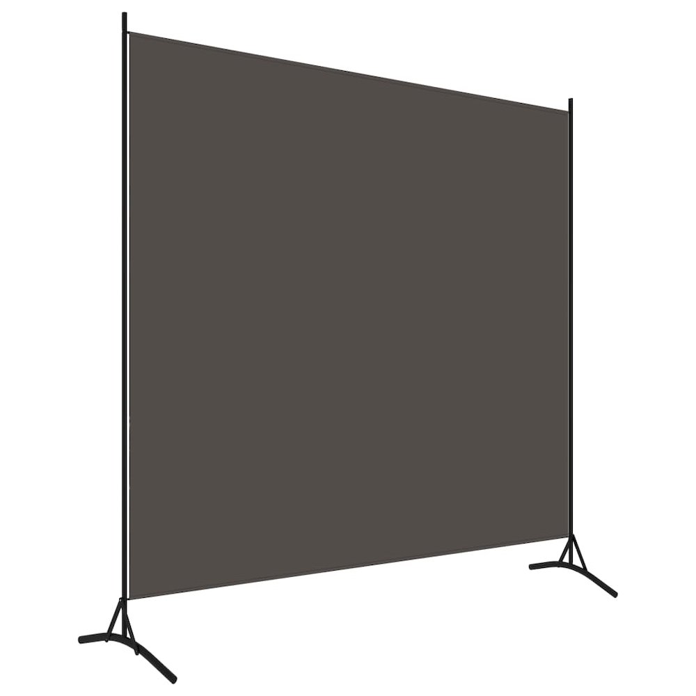 Room Divider Anthracite 68.9"x70.9" Fabric. Picture 2
