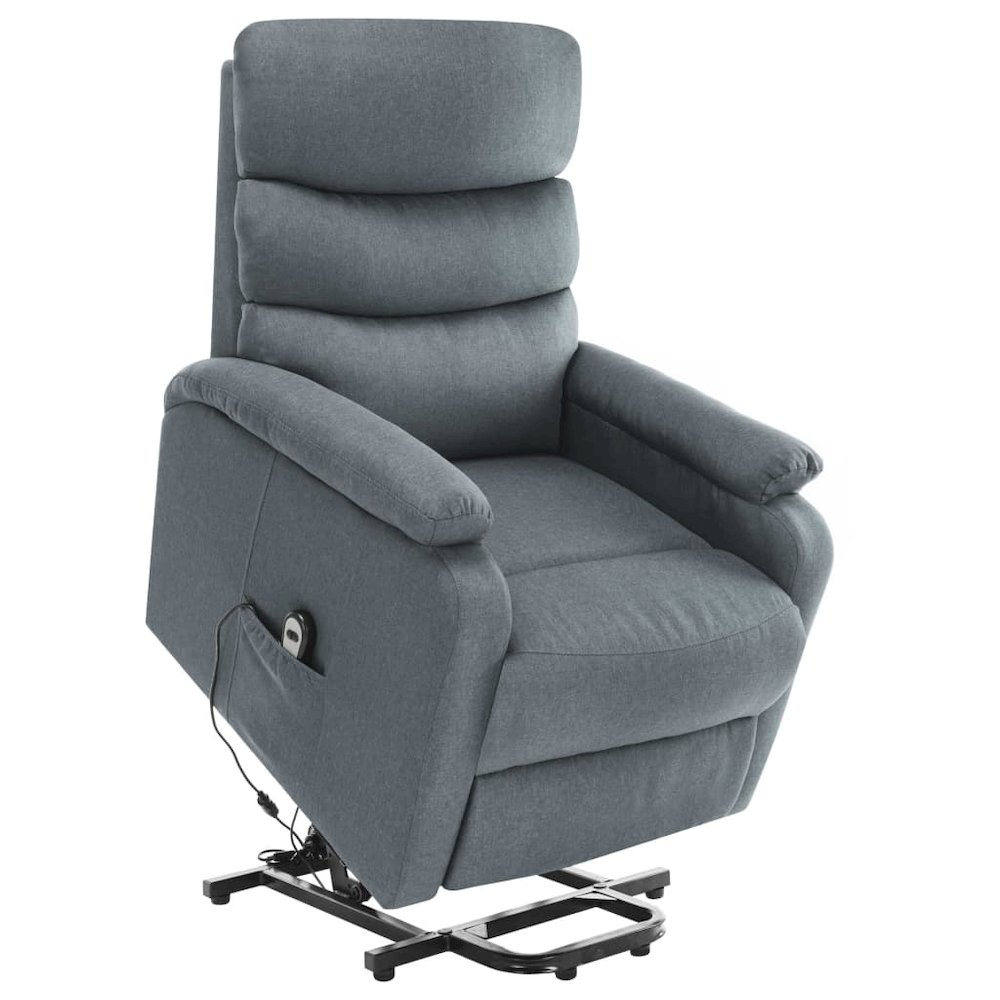 Stand Up Massage Chair Light Grey. Picture 1