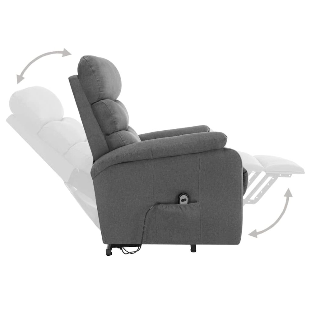 Stand Up Massage Chair Light Grey. Picture 5