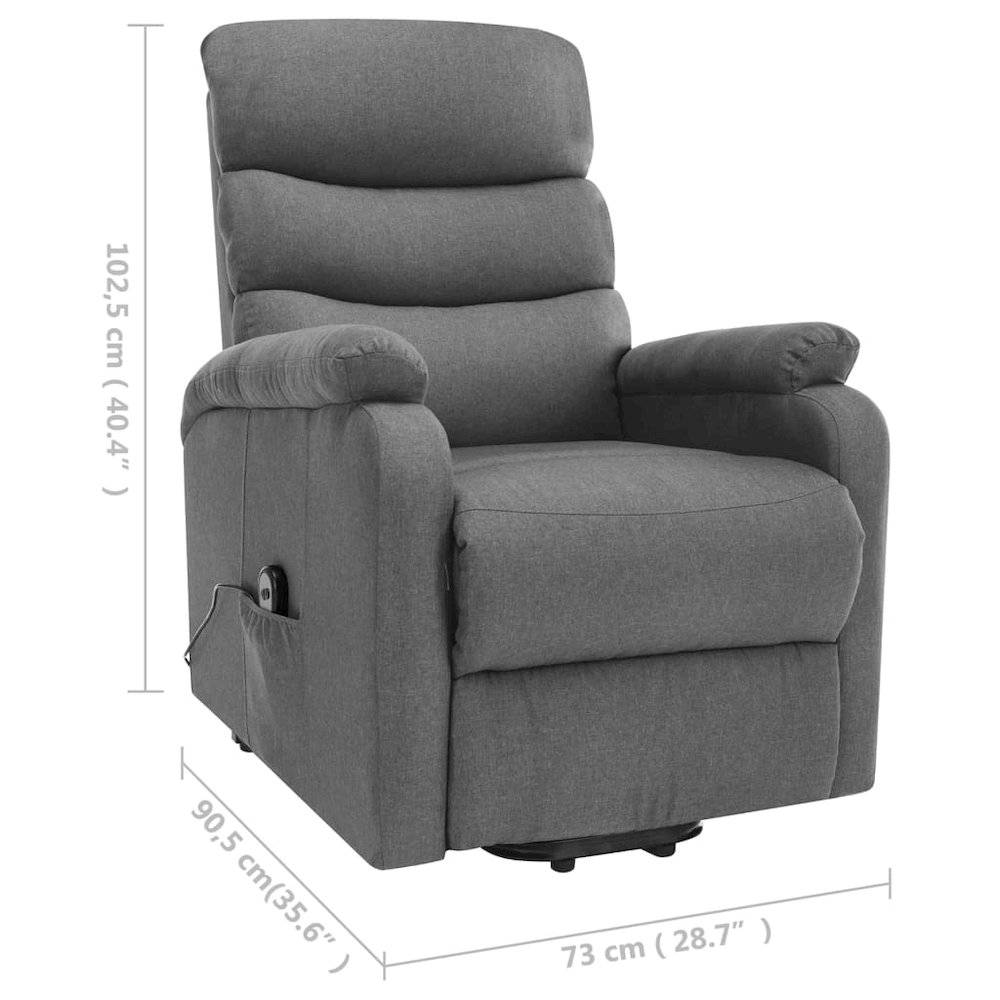 Stand Up Massage Chair Light Grey. Picture 8