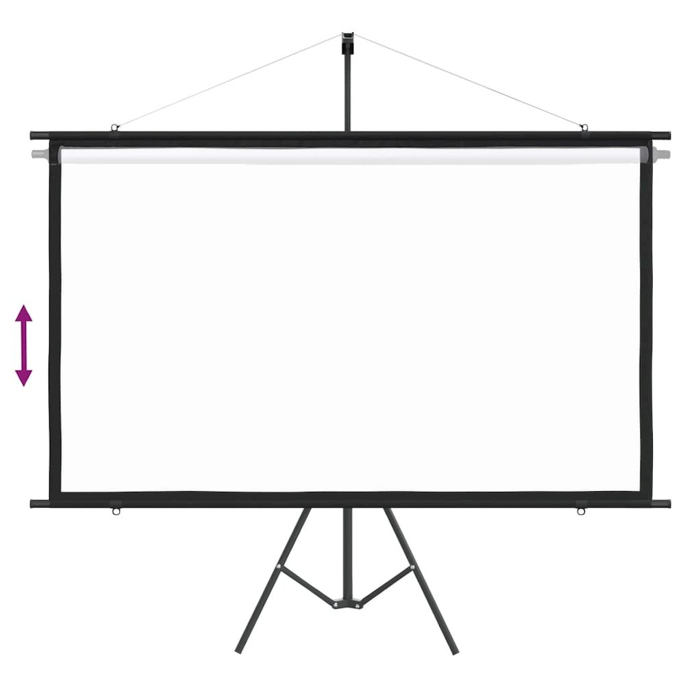 vidaXL Projection Screen with Tripod 84" 16:9 1411. Picture 4