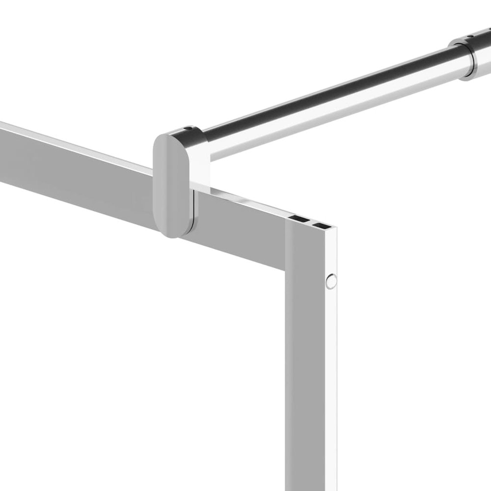 Walk-in Shower Wall with Clear ESG Glass 55.1"x76.8". Picture 6