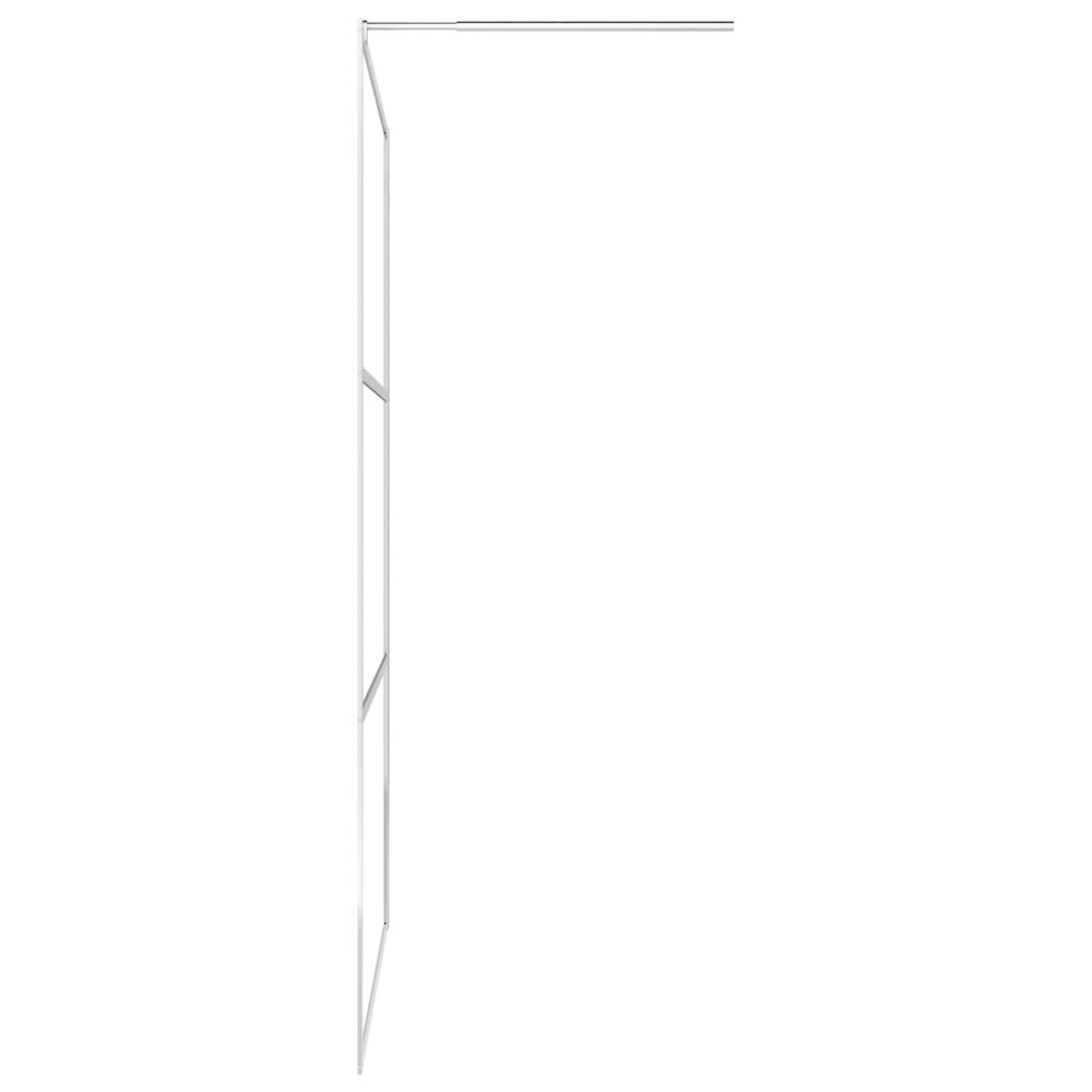 Walk-in Shower Wall with Half Frosted ESG Glass 35.4"x76.8". Picture 5