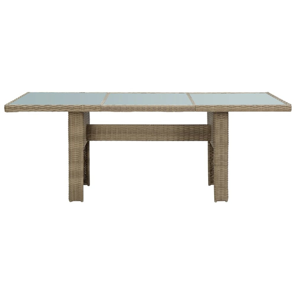 Dining Table Brown and transparent. Picture 2