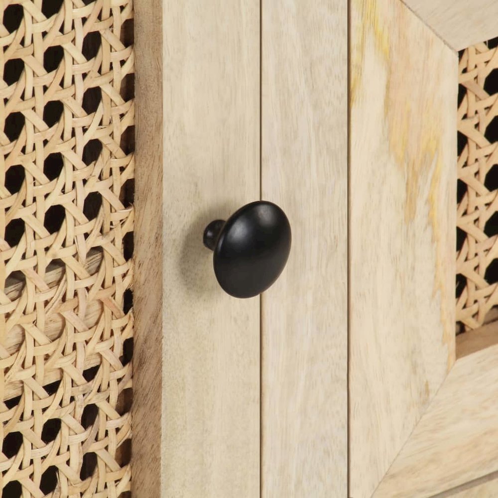 Sideboard Natural wood color Solid mango wood Medium Sideboard. Picture 6