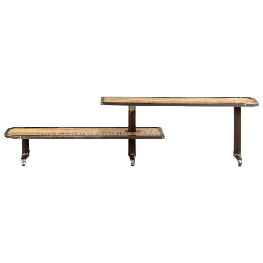 TV Cabinet Natural Wood Solid Mango Wood Large TV Cabinet. Picture 2