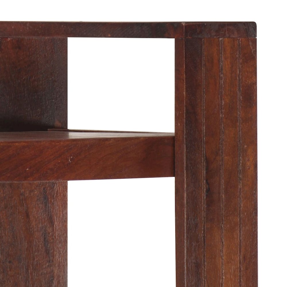 Book Cabinet Honey brown Solid Acacia Wood Medium Book Cabinet. Picture 3
