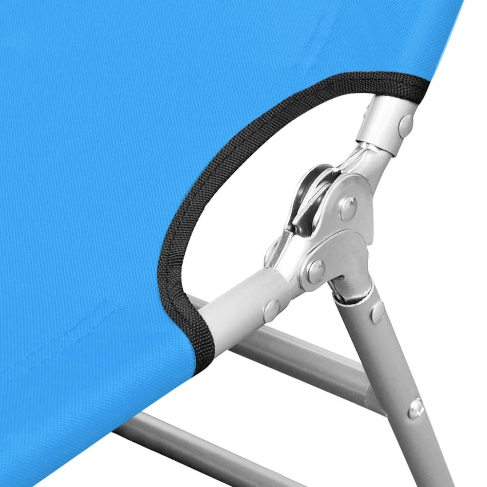 Sun Lounger Turquoise Blue. Picture 3