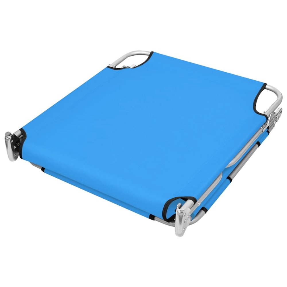 Sun Lounger Turquoise Blue. Picture 4
