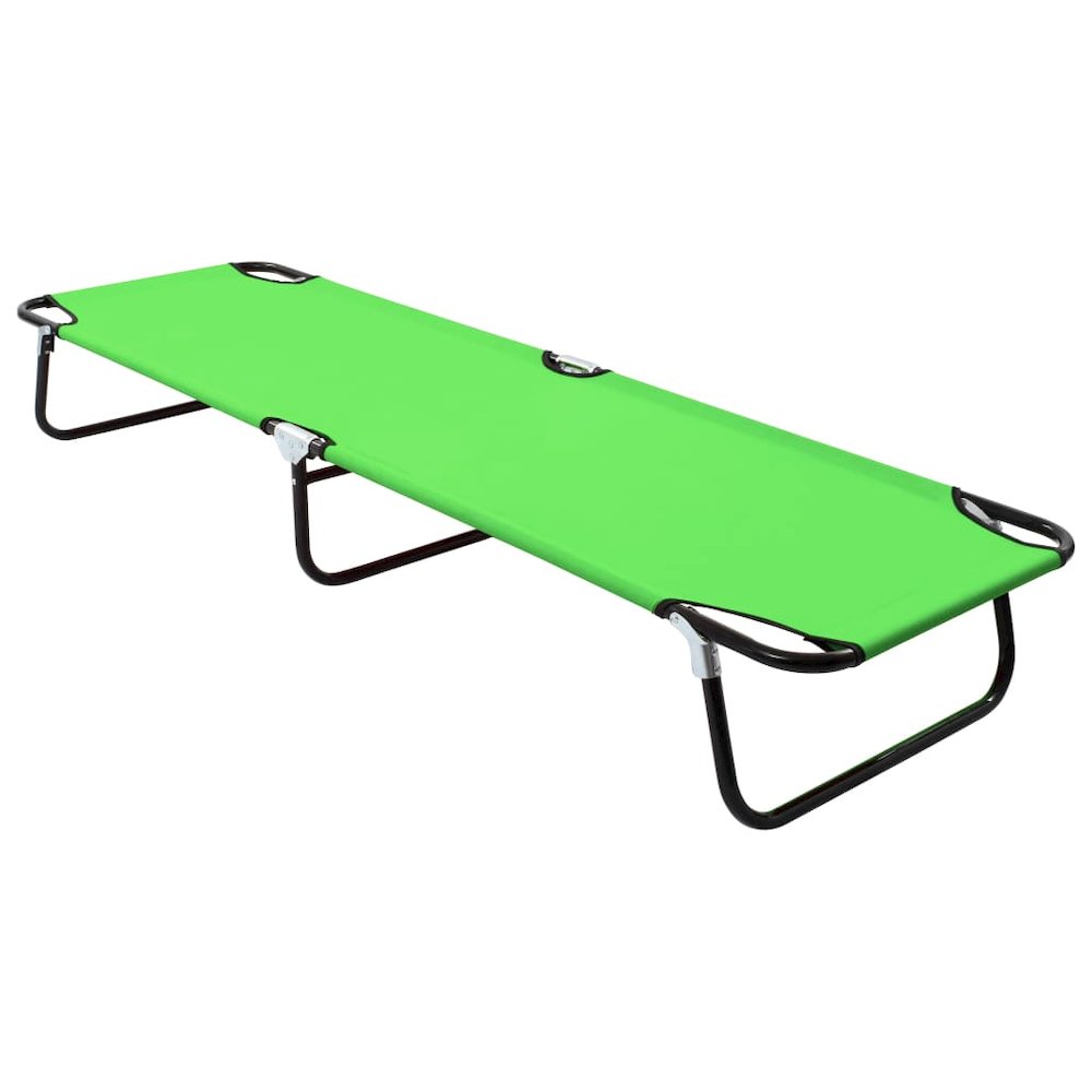 Sun Lounger Green. Picture 1