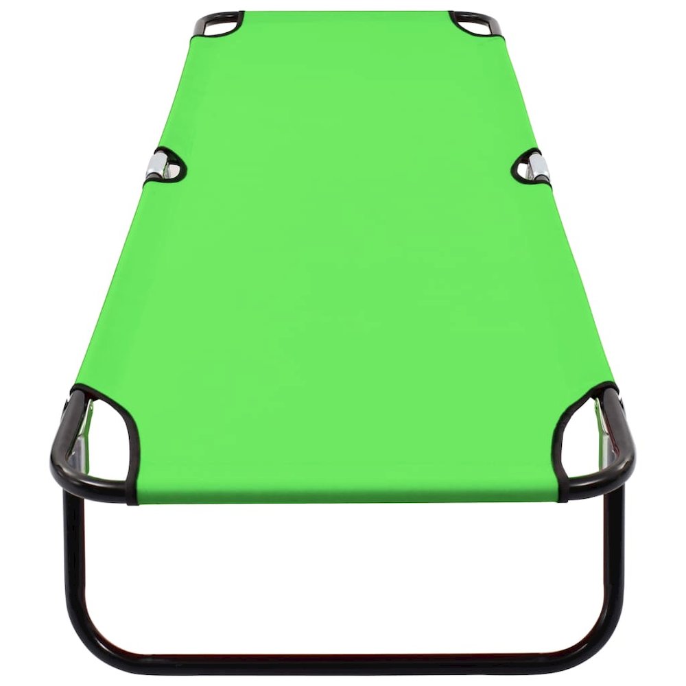 Sun Lounger Green. Picture 5