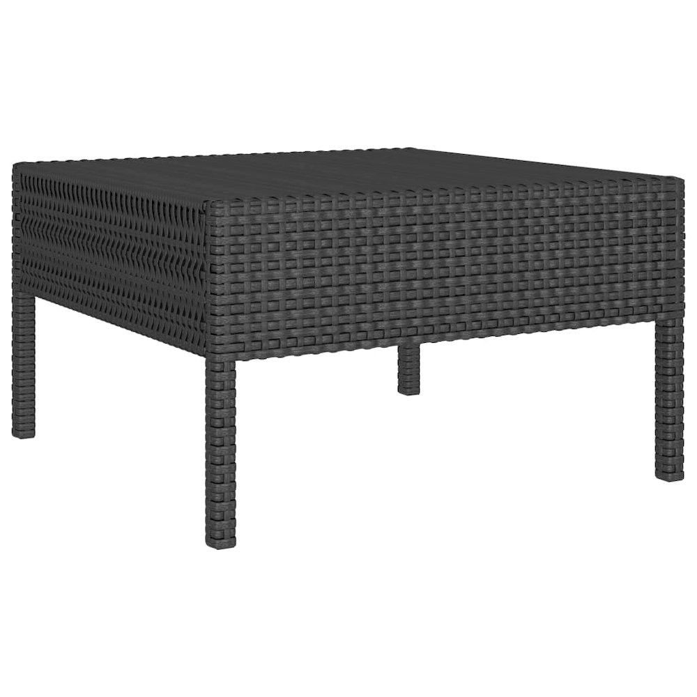 Garden Furniture Set Black, Cream White. Picture 5