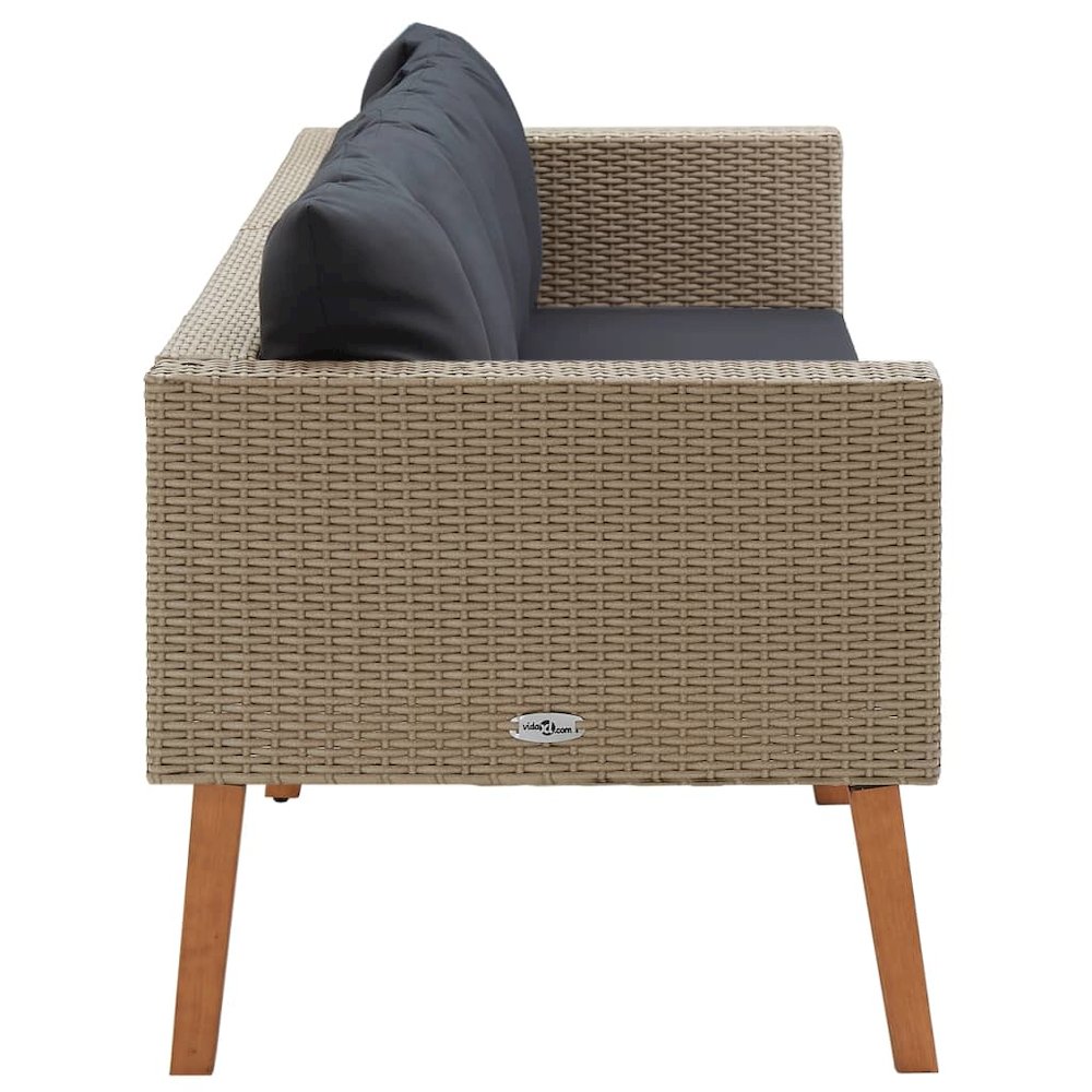 Garden Sofa Beige. Picture 3