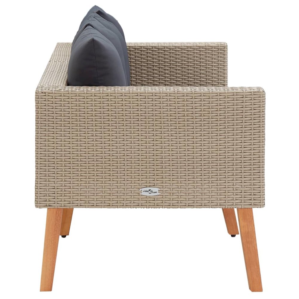 Garden Sofa Beige, Anthracite. Picture 3