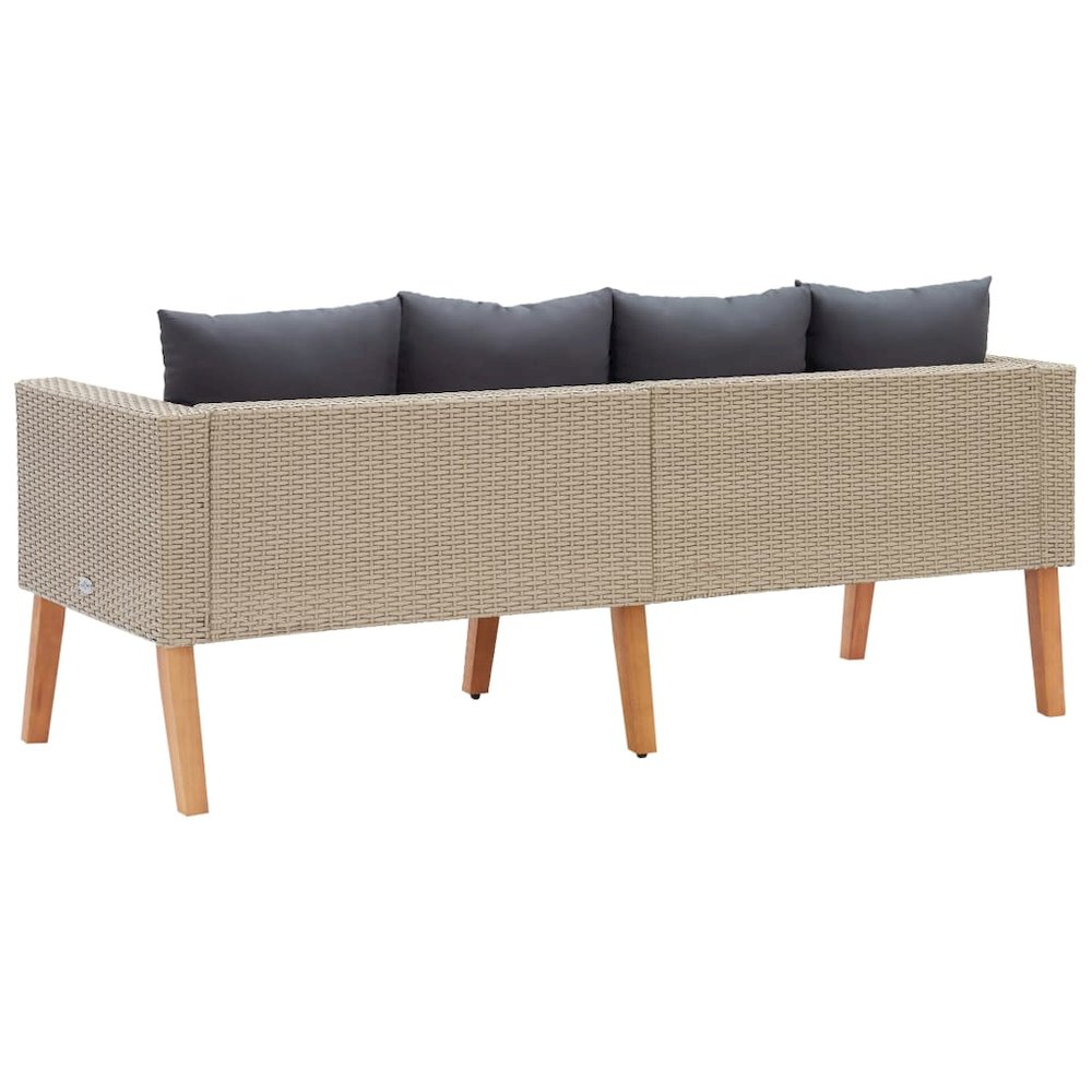 Garden Sofa Beige, Anthracite. Picture 4