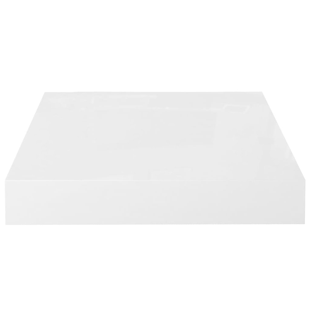 Wall Shelf High gloss white Honeycomb MDF 9.1 in Wall mounting. Picture 4
