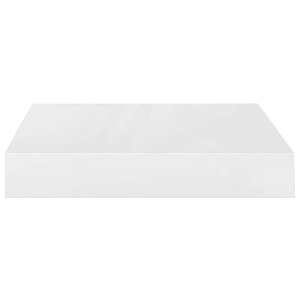 Wall Shelf High gloss white Honeycomb MDF 9.1 in Wall mounting. Picture 5