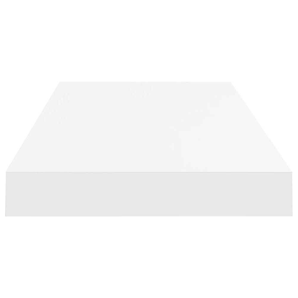 Wall Shelf White Honeycomb MDF, metal Medium Floating Wall Shelf. Picture 5