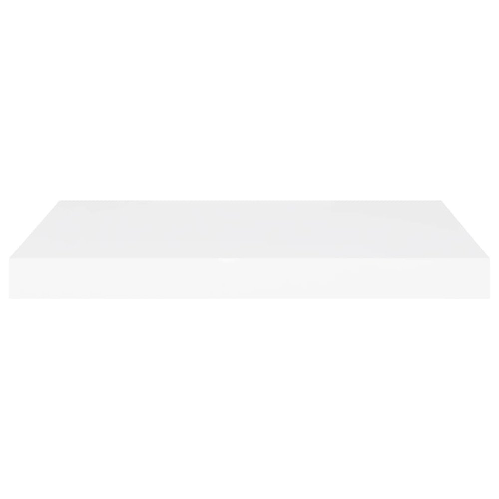 Wall Shelf Set of 2 White Honeycomb MDF, metal. Picture 4
