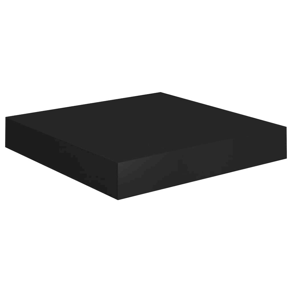 Wall Shelf Black Honeycomb MDF, Metal Small Wall mounting. Picture 2