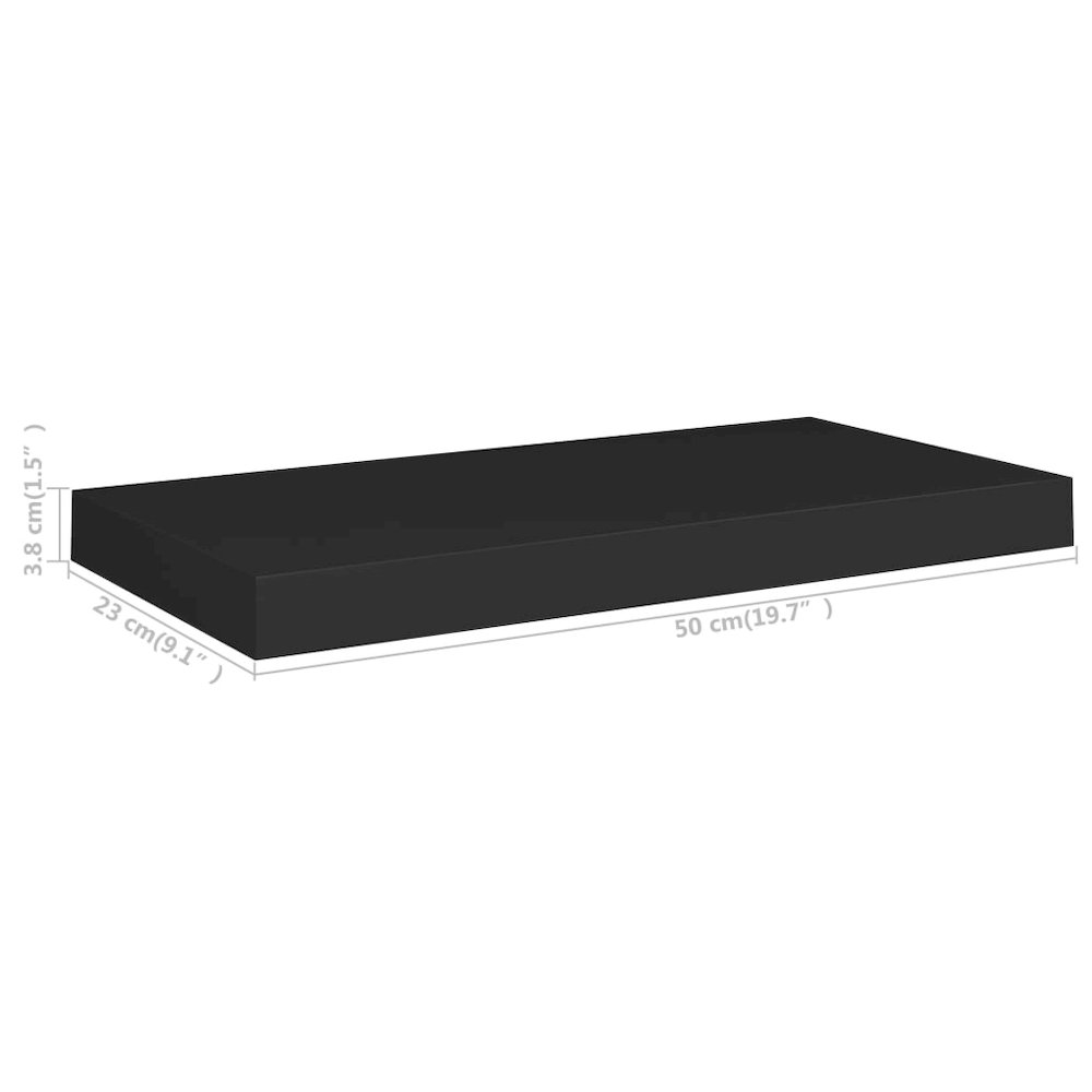 Wall Shelf Black Honeycomb MDF, metal frame Medium Wall mounting. Picture 7