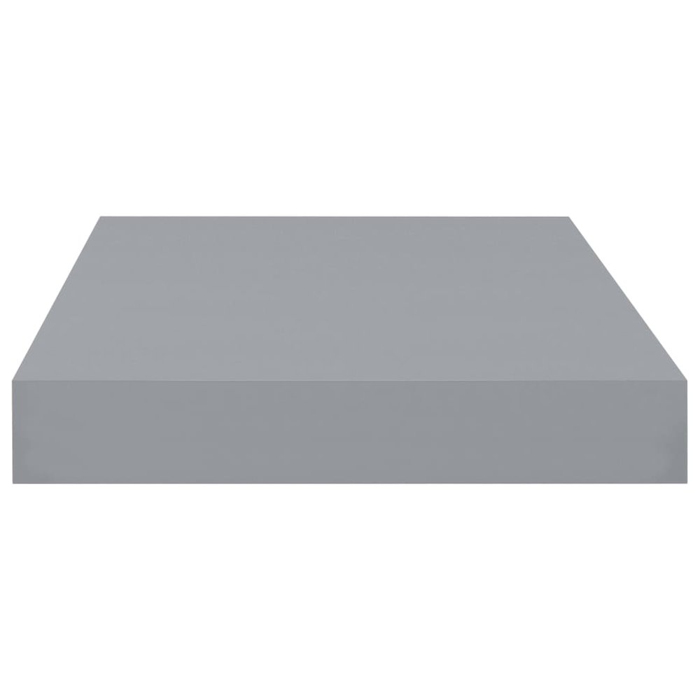 Wall Shelf Grey Honeycomb MDF, metal 15.7x9.1x1.5 in Wall Shelf. Picture 5