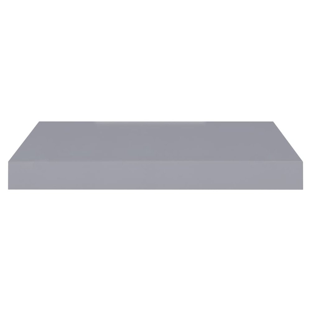 Wall Shelf Set of 2 Grey Honeycomb MDF, metal 15.7 x 9.1 x 1.5 in. Picture 5