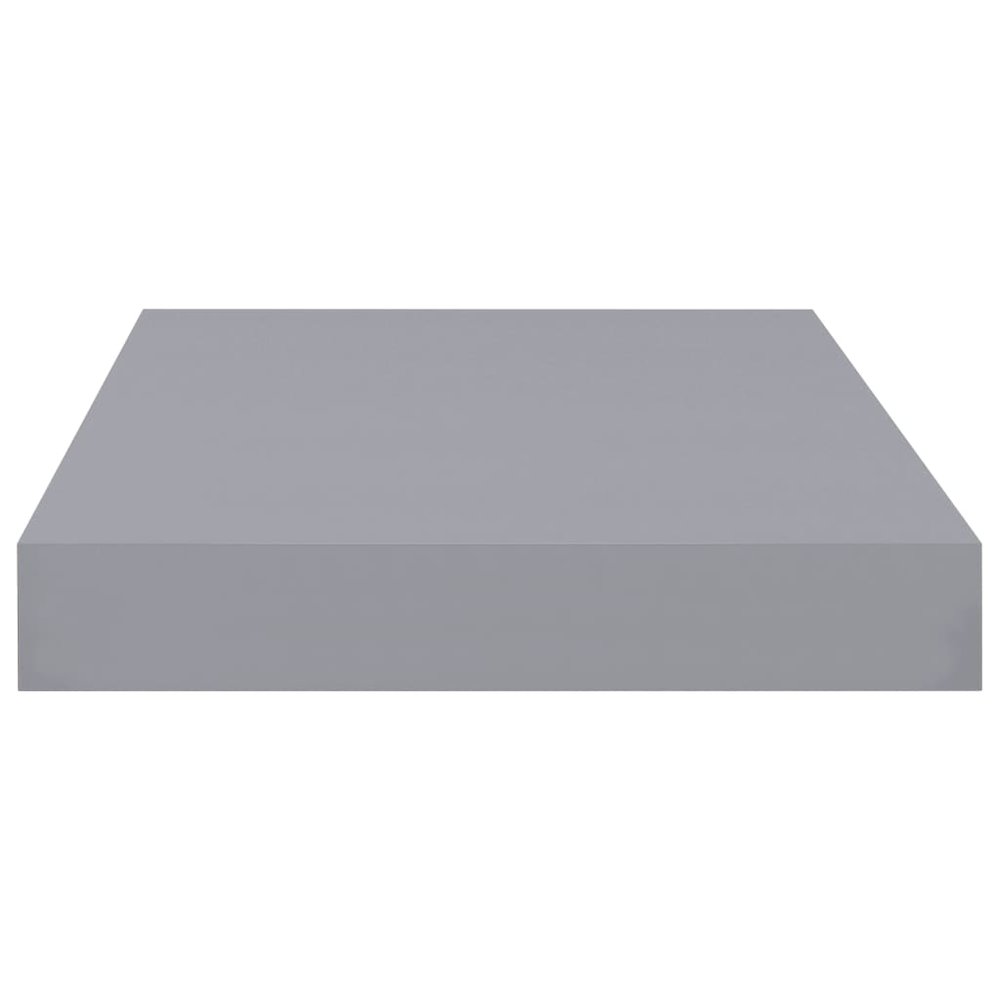 Wall Shelf Set of 2 Grey Honeycomb MDF, metal 15.7 x 9.1 x 1.5 in. Picture 6