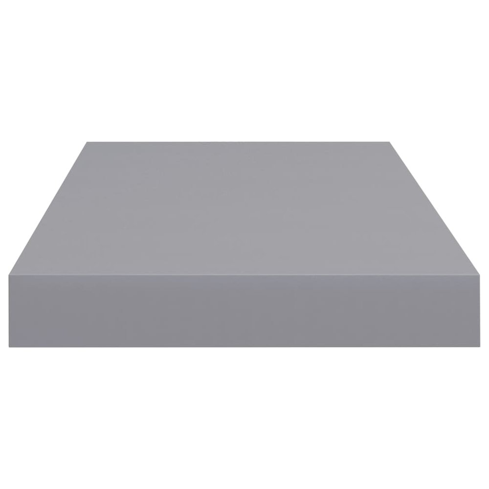 Wall Shelf Set of 2 Grey Honeycomb MDF, metal 19.7 x 9.1 in. Picture 5