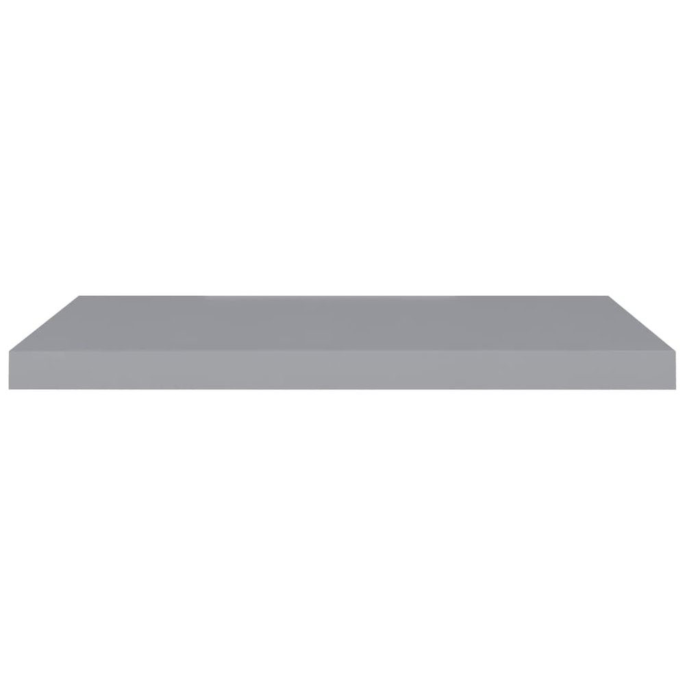 Wall Shelf Grey Honeycomb MDF, Metal 31.5 x 9.3 x 1.5 in. Picture 4