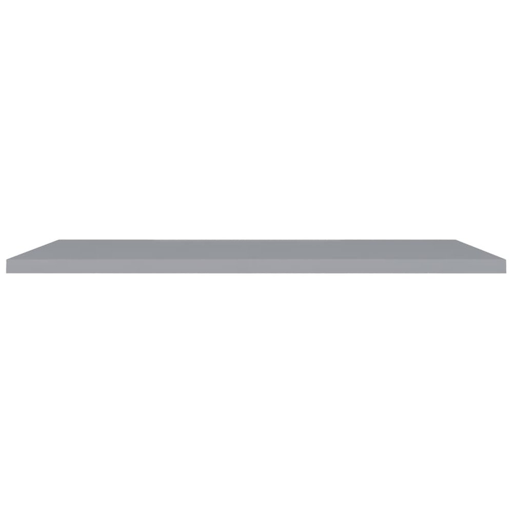 Wall Shelf Grey Honeycomb MDF and metal 47.2x9.3x1.5 in. Picture 4