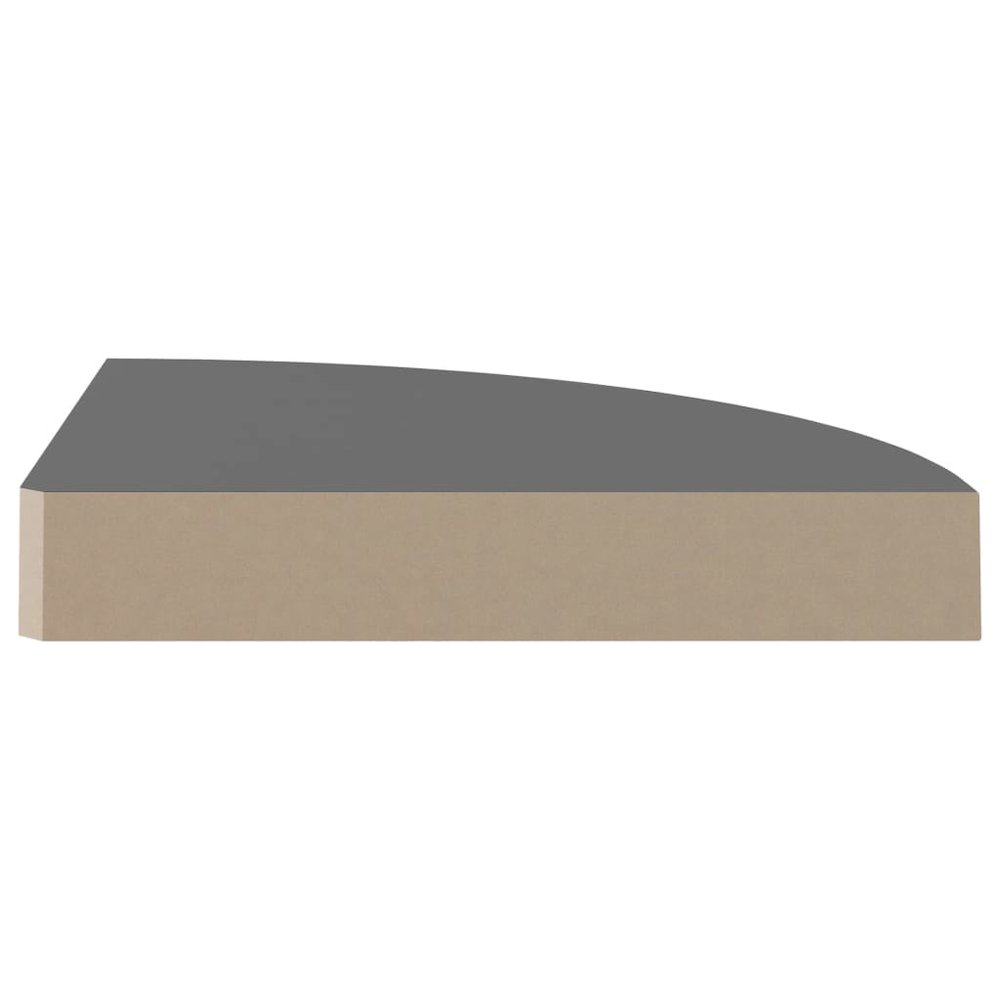 Corner Shelf High gloss grey Honeycomb MDF, metal Small. Picture 4