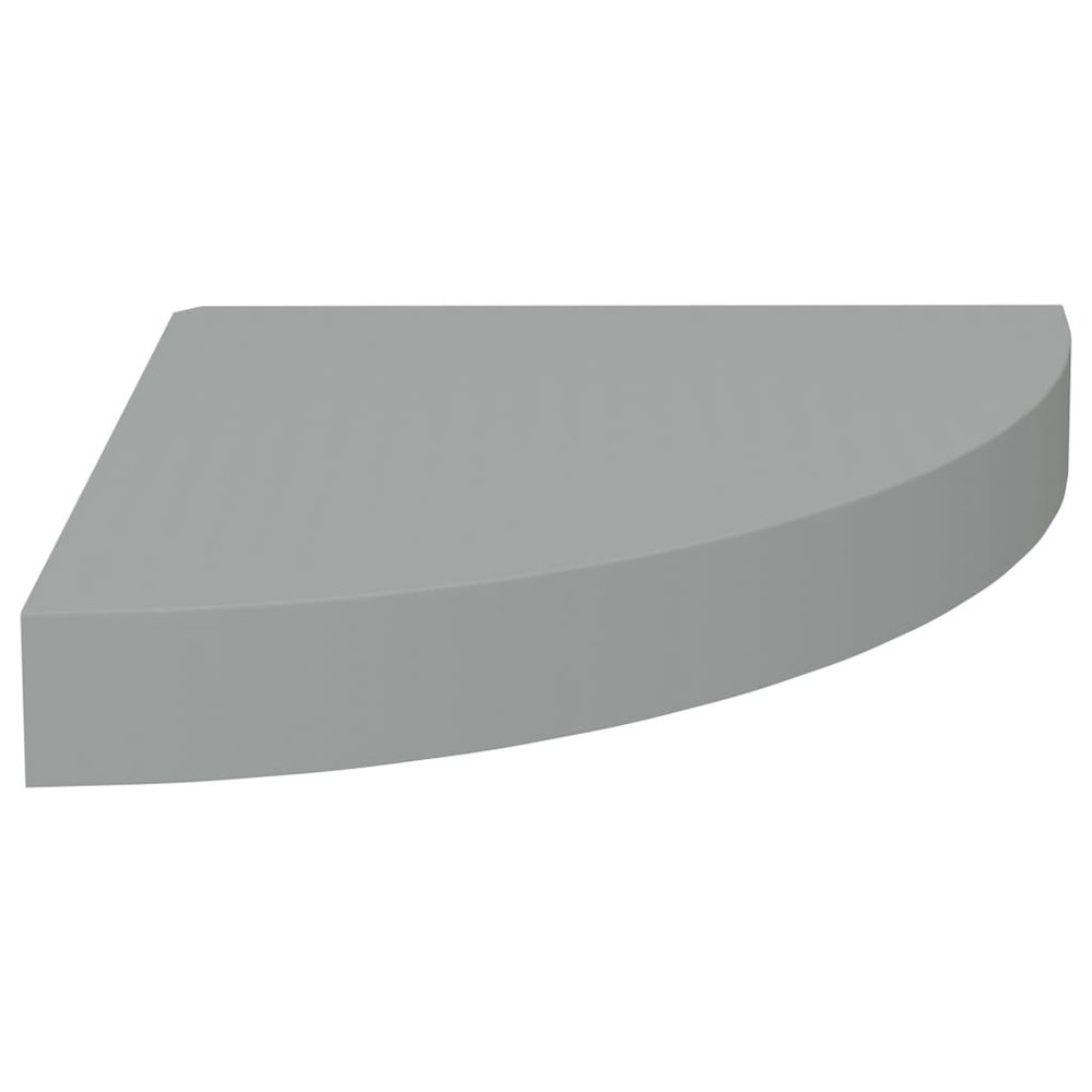 Corner Shelf Grey Honeycomb MDF, Metal Medium Wall mounted. Picture 2