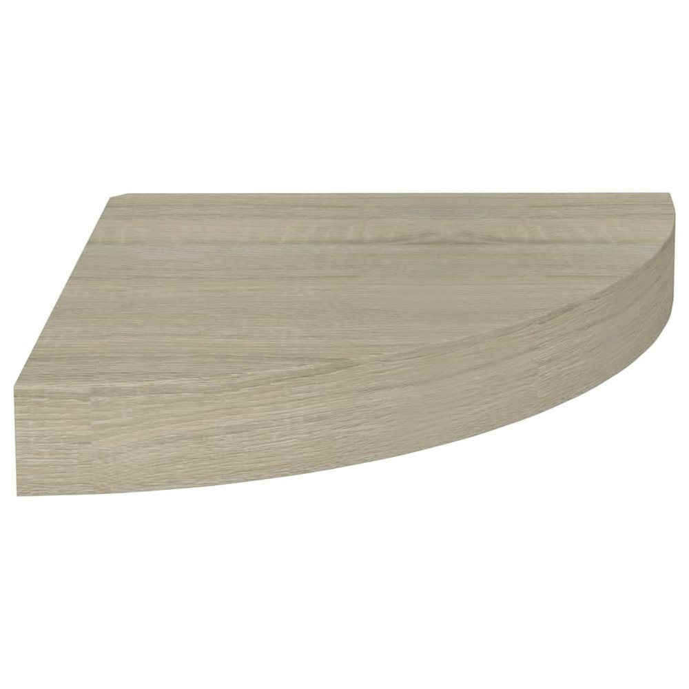 Corner Shelf Oak Honeycomb MDF, Metal Small Corner Shelf. Picture 2