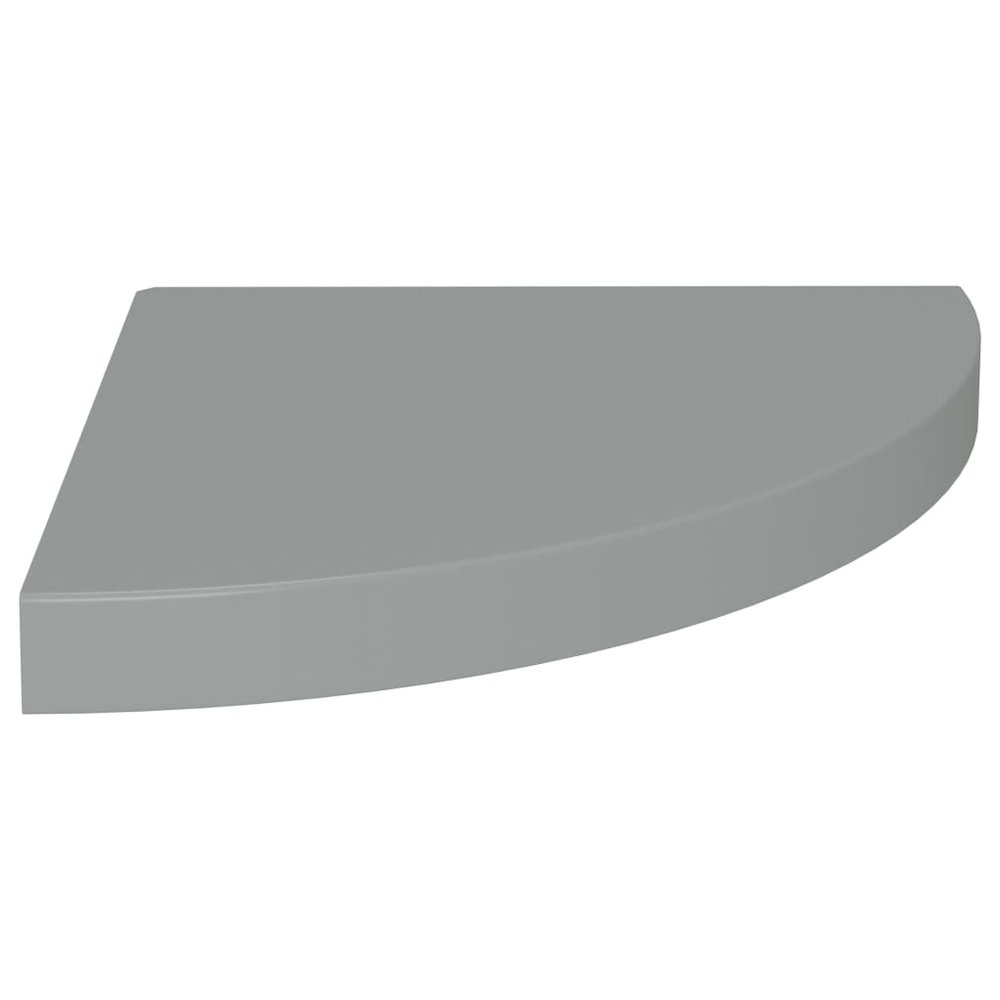 Corner Shelf Grey Honeycomb MDF, metal 13.8 in Wall mounting. Picture 2