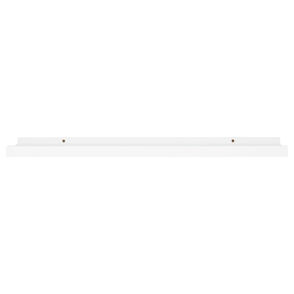 Frame Ledge Shelf Set of 2 White MDF 31.5 in long Wall mounting. Picture 3