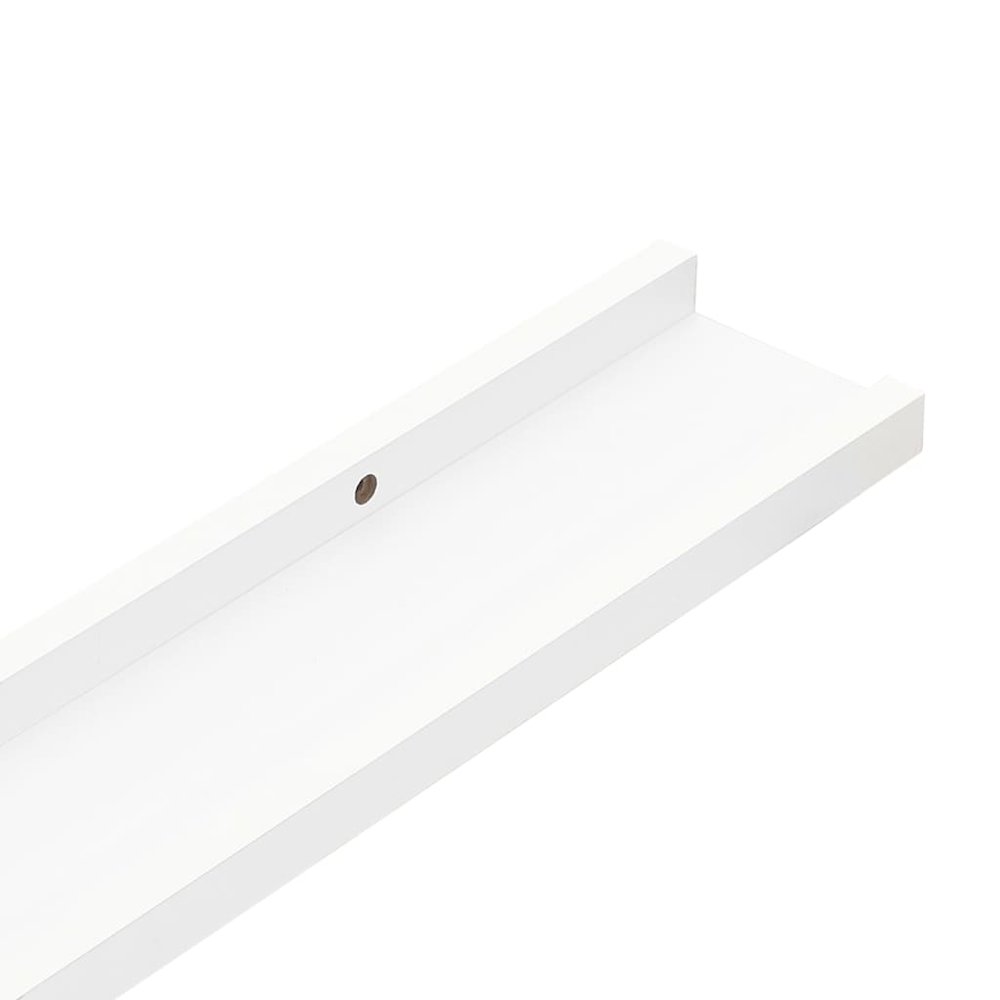 Frame Ledge Shelf Set of 2 White MDF 31.5 in long Wall mounting. Picture 6
