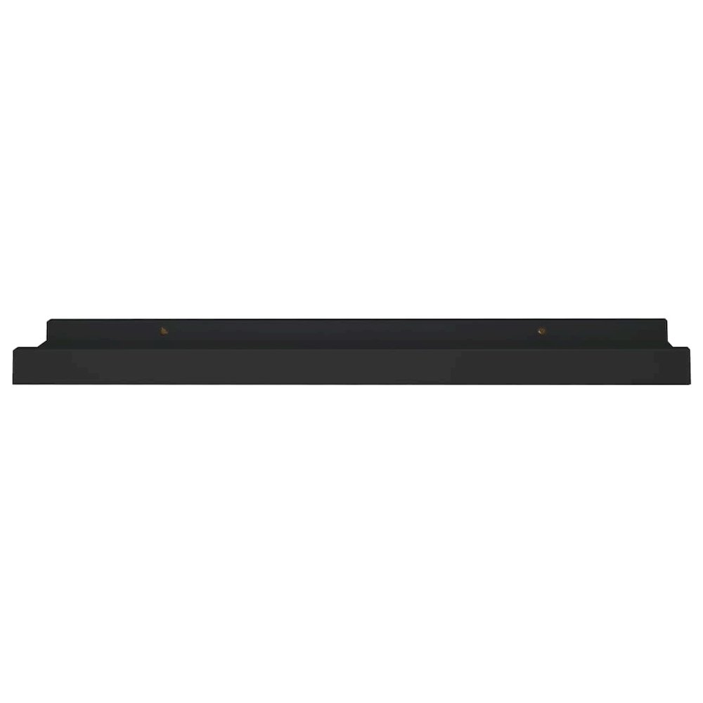 Frame Ledge Shelf Set of 2 Black MDF 15.7 x 3.5 x 1.2 in. Picture 4