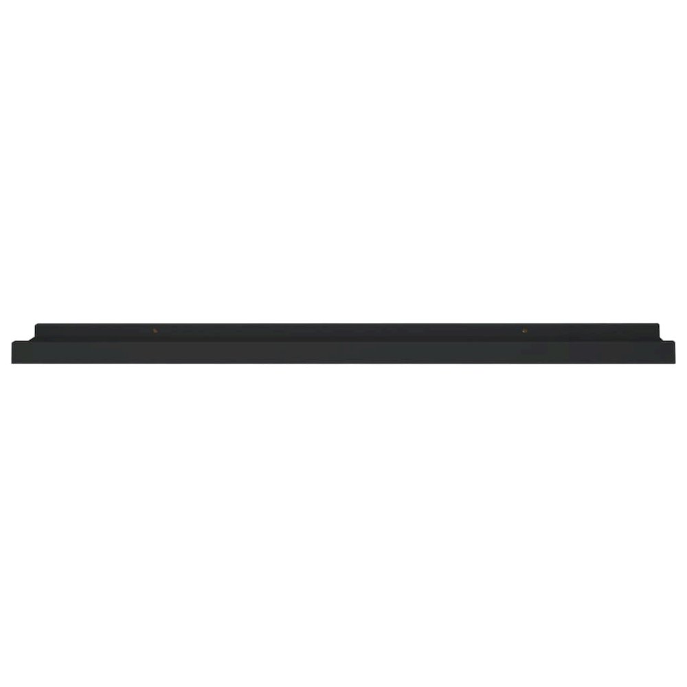 Frame Ledge Shelf Set of 2 Black MDF 31.5 in Wall mounting. Picture 4