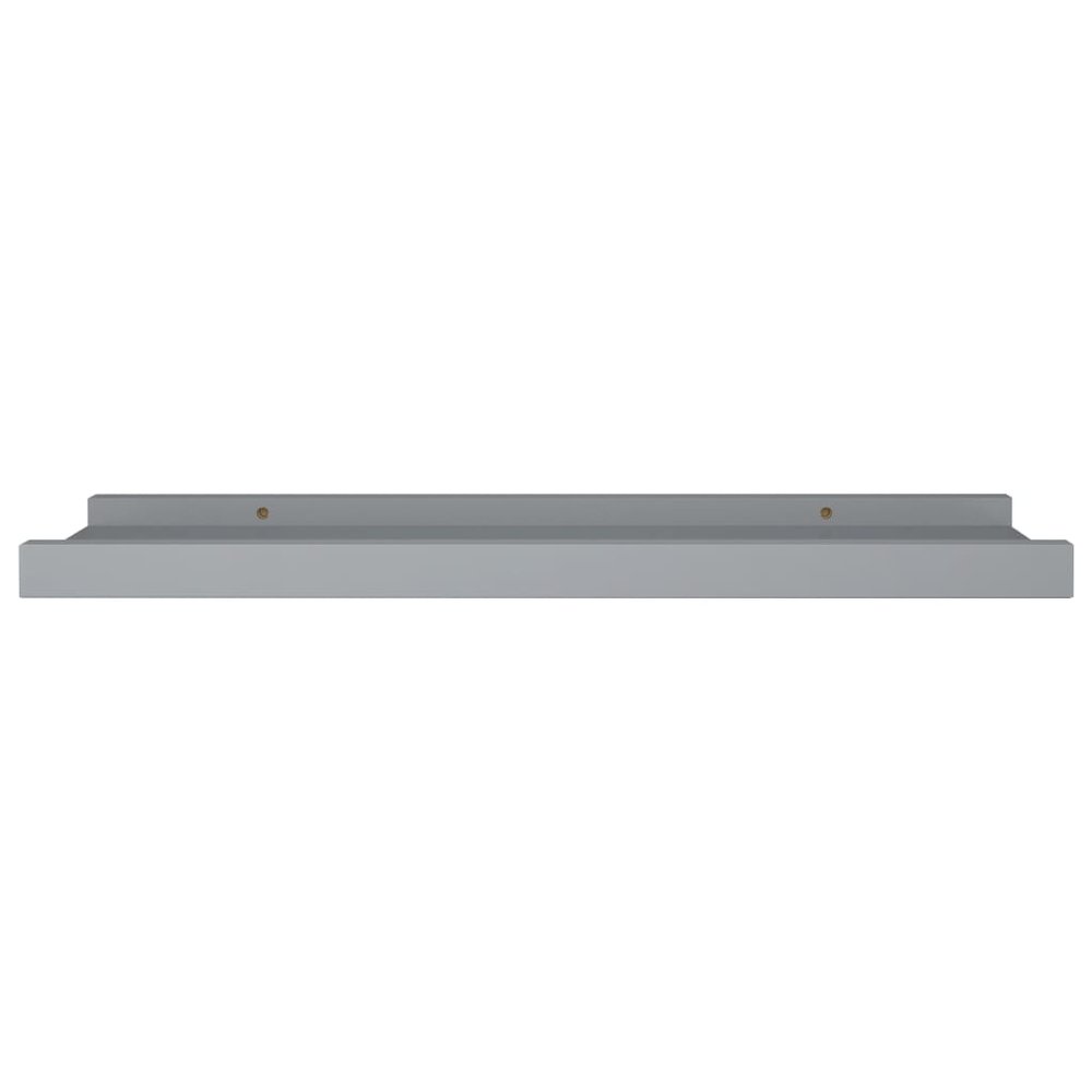 Frame Ledge Shelf Set of 2 Gray MDF Small Wall mounting. Picture 4