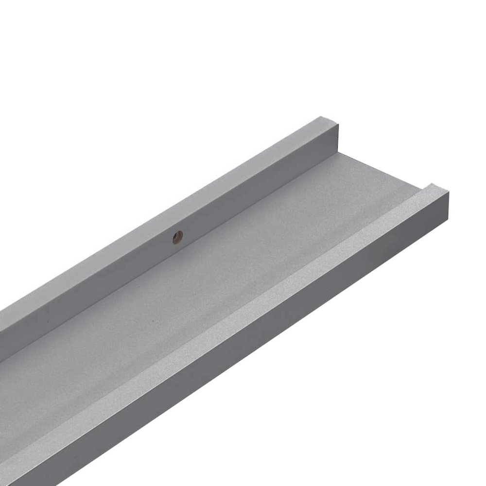 Frame Ledge Shelf Set of 2 Gray MDF Small Wall mounting. Picture 7
