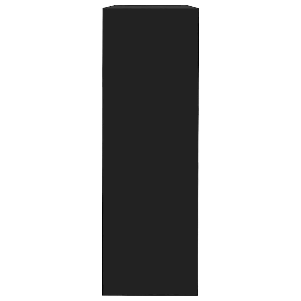 Wall Cube Shelf Set of 3 Black MDF Large, Medium, Small. Picture 8