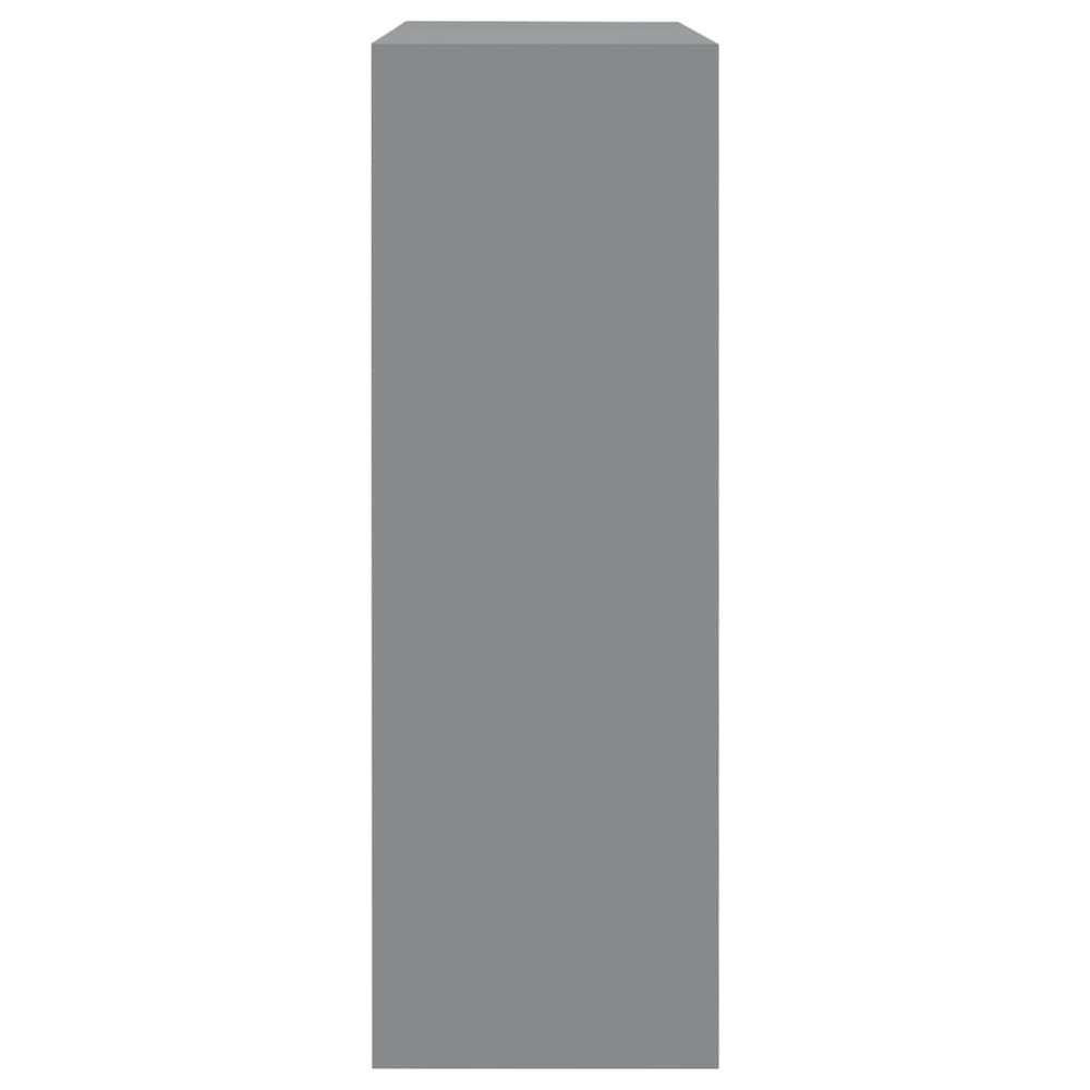 Wall Cube Shelves 3 pcs Gray MDF. Picture 8